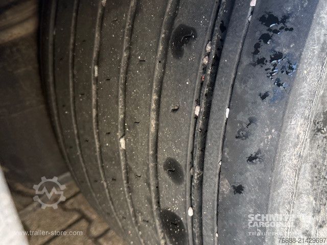 Open semitrailer with tarp Schmitz Cargobull Curtainsider Mega