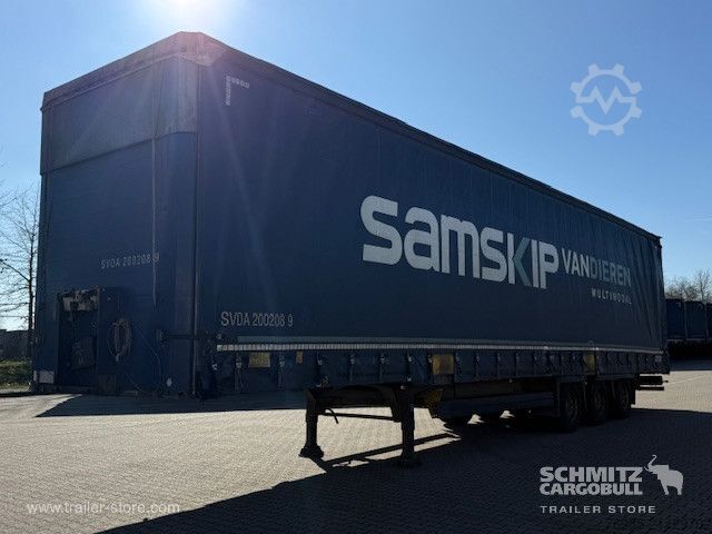 Open semitrailer with tarp Schmitz Cargobull Curtainsider Mega