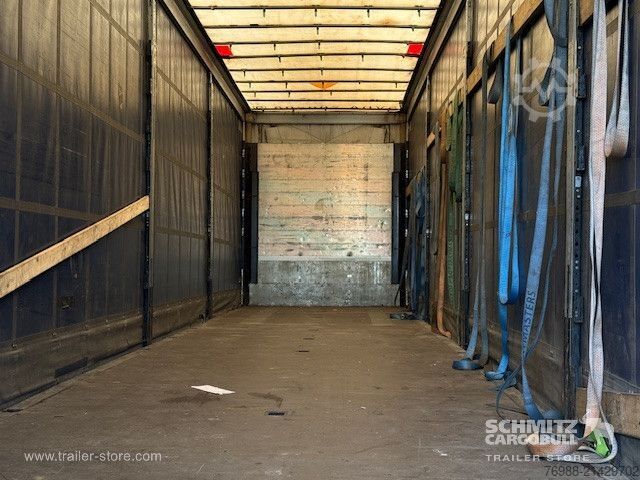 Open semitrailer with tarp Schmitz Cargobull Curtainsider Mega