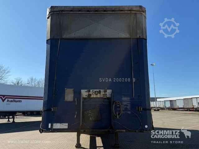 Open semitrailer with tarp Schmitz Cargobull Curtainsider Mega
