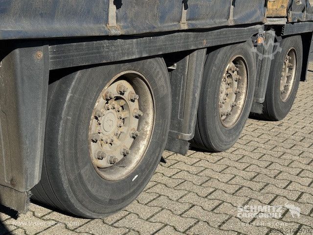 Open semitrailer with tarp Schmitz Cargobull Curtainsider Mega