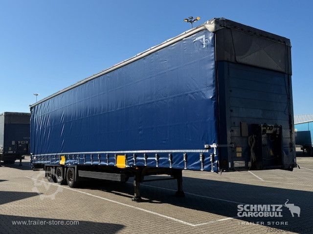 Open semitrailer with tarp Schmitz Cargobull Curtainsider Mega