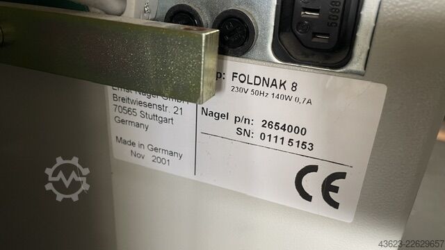Broschürenfertigungssystem Ernst Nagel Foldnak 8