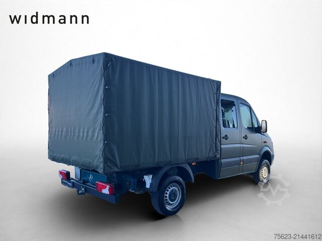 Curtain sider van Mercedes-Benz Sprinter 316 CDI 4x4 Doka Pri/Pla Klima Standh.