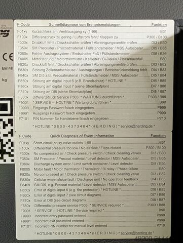 Welding smoke suction Herding COMP 1500-8/9 SB