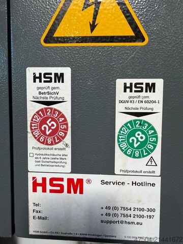 Ballenpresse HSM V-Press 860 Plus