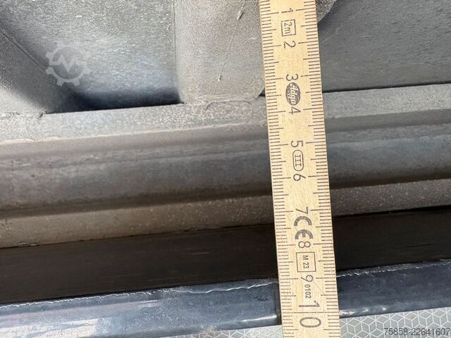 Wechselbrücke mit Pritsche & Plane Wecon Jumbo XXL Innen 3090 mm Hubdach Verzinkt