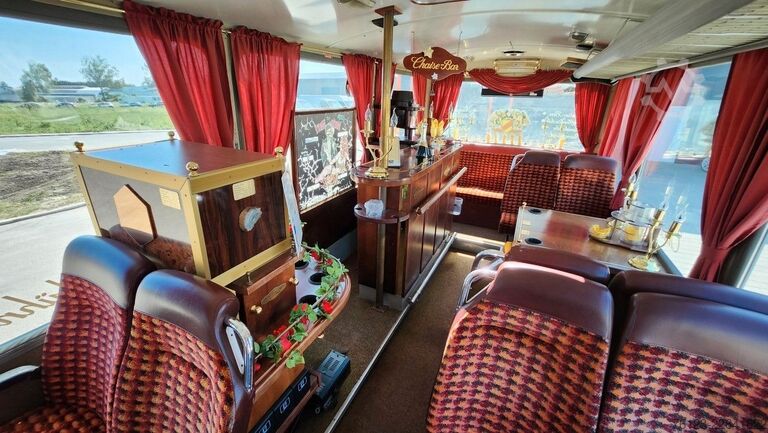 Bus VOLVO Party Gaudi Bus Ex Schweizer Postbus Lauber Aufb