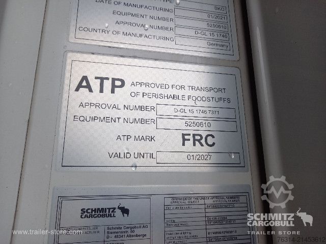 Reefer semitrailer Schmitz Cargobull Tiefkühler Standard Doppelstock