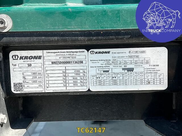 Sliding tarpaulins Krone Profi Liner