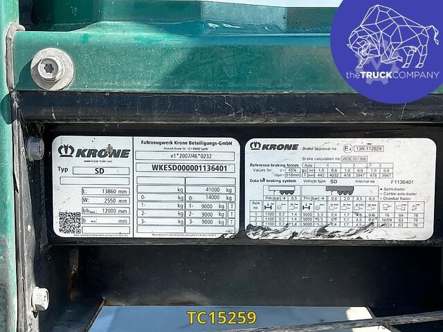 Sliding tarpaulins Krone Profi Liner