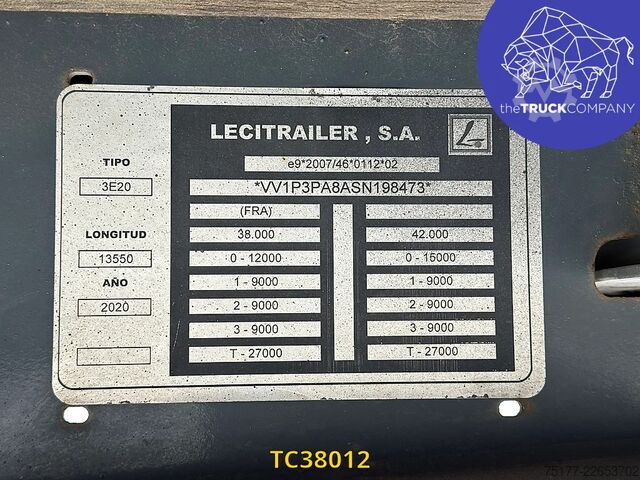 Platform trailer LeciTrailer 