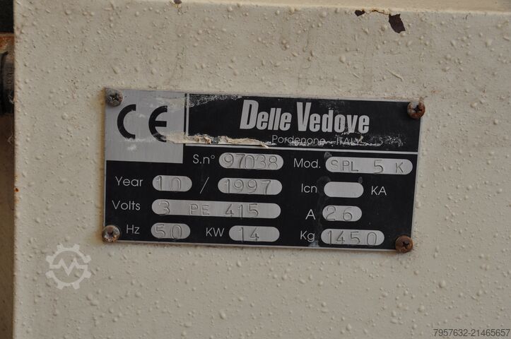 Moulding sanding machine DELLE VEDOVE SPL 5K