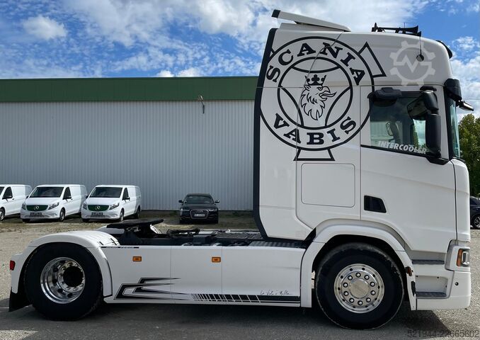 Standard tractor unit SCANIA R 450 Voll Luft Full AIR Hydraulik KLIMA