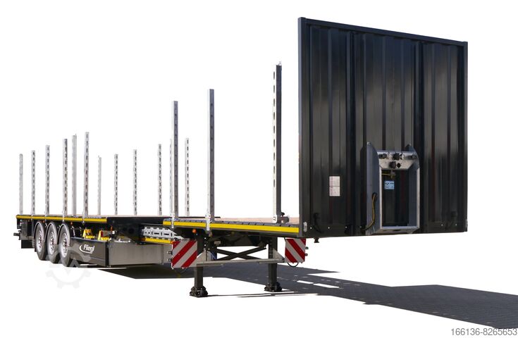 Auflieger mit offener Pritsche Fliegl SDS 390 Plateau mit Teleskopierung für Baustahlmattentransport