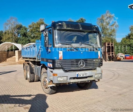Three-sided tipper truck MERCEDES-BENZ Actros 3343 / 6X6 ALLRAD / NUR 180km / GERMAN