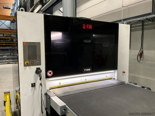 2023 Q-FIN F1500 WES6000 wide-belt deburring and allround finishing machine Q-fin F1500