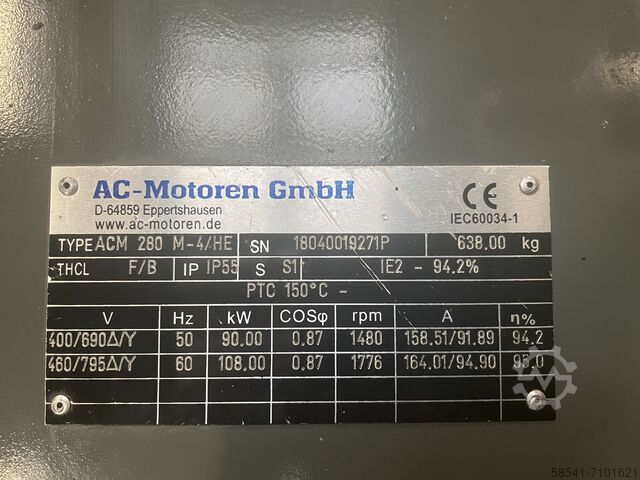 Hochdruck-Pumpenaggregat 610bar 78l/min Hammelmann HDP 142
