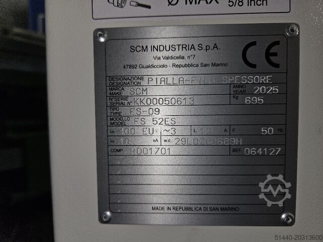 Abricht- & Dickenhobelmaschine kombiniert Holzkraft minimax fs 52 es TERSA