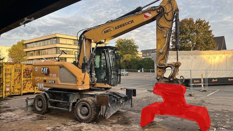 Wheeled Excavator Caterpillar M318D