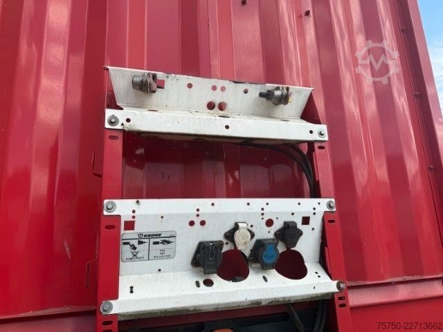 Open semitrailer with tarp KRONE SD Schiebeverdeck, BPW, Edscha, Portaltüren