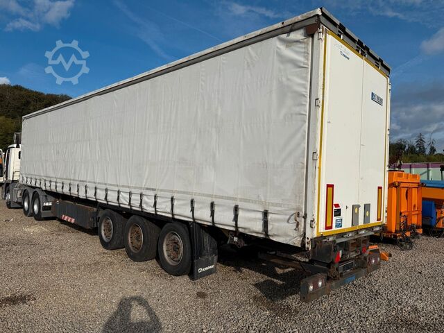 Open semitrailer with tarp KRONE SD Schiebeverdeck, BPW, Edscha, Portaltüren