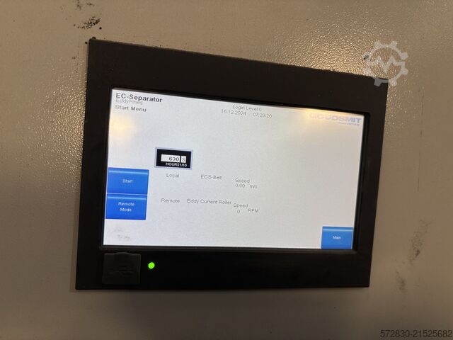 Eddy-Current-Feinfraktionierer von Goudsmid Eddy Current fines Goudsmid Eddy Current fines Goudsmid