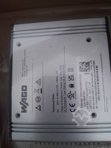 Steuerung Wago TP 600 7.0 800x480 PIO3