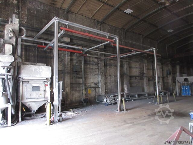 Kranhimmel Kran Hallenkran Kranbahn Demag Portalkran KBK Alu 20x4m 2x 125Kg Demag Kettenzug 2x125KG Stahlbau Stützen