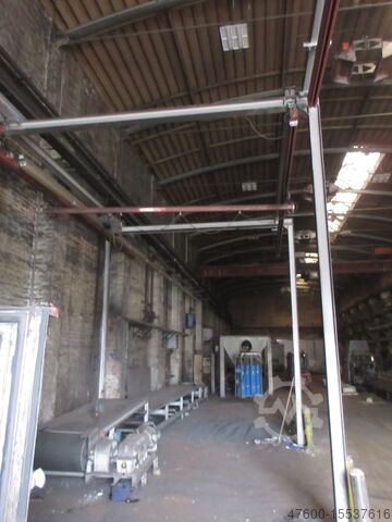 Kranhimmel Kran Hallenkran Kranbahn Demag Portalkran KBK Alu 20x4m 2x 125Kg Demag Kettenzug 2x125KG Stahlbau Stützen