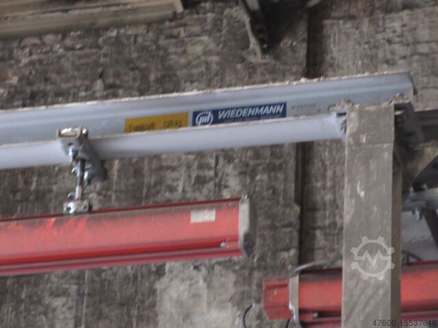 Kranhimmel Kran Hallenkran Kranbahn Demag Portalkran KBK Alu 20x4m 2x 125Kg Demag Kettenzug 2x125KG Stahlbau Stützen