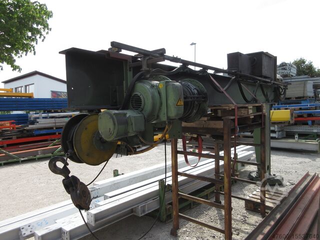 Saeulenschwenkkran Drehkran Kettenzug ABUS Kran Drehkran Schwenkkran H 5,2m Typ VS 1600Kg 1,6t L 4,7m ABUS Seilzug