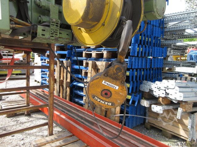 Saeulenschwenkkran Drehkran Kettenzug ABUS Kran Drehkran Schwenkkran H 5,2m Typ VS 1600Kg 1,6t L 4,7m ABUS Seilzug