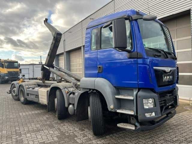 Roll-off tipper truck MAN TG-S 35.360 8x2 BL Abrollkipper Meiller 30 to, F