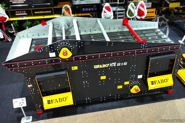 Vibrationssiebe FABO Vibrating screens HTE-2260 HORIZONTAL VIBRATING SCREEN