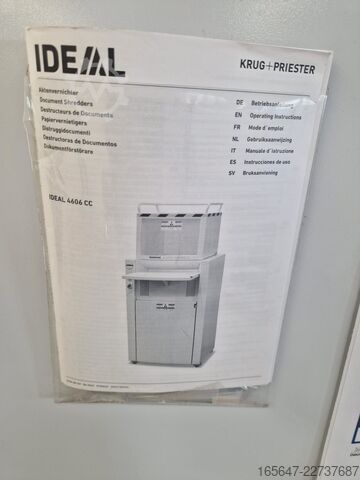 Aktenvernichter Schredder Ideal 4606 CC P-5