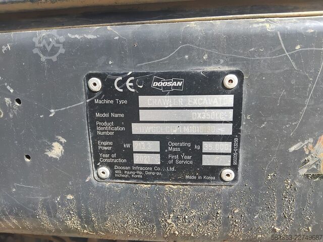 Raupenbagger Doosan DX350LC-7