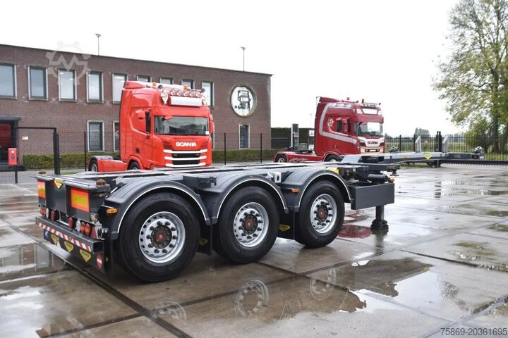 Container transportation Broshuis 3UCC-39/45 MFCC - SAF AXLES - 2 x EXTENDABLE - ...