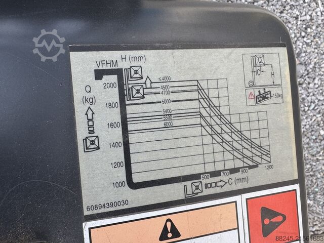 Elektrischer Triplex-Gabelstapler Baoli KBET20, Nr. VS-22733 BAOLI KBET20