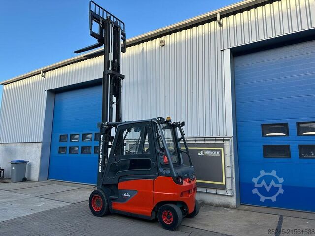 Elektrischer Triplex-Gabelstapler Linde E40-01/600 LINDE E40-01/600