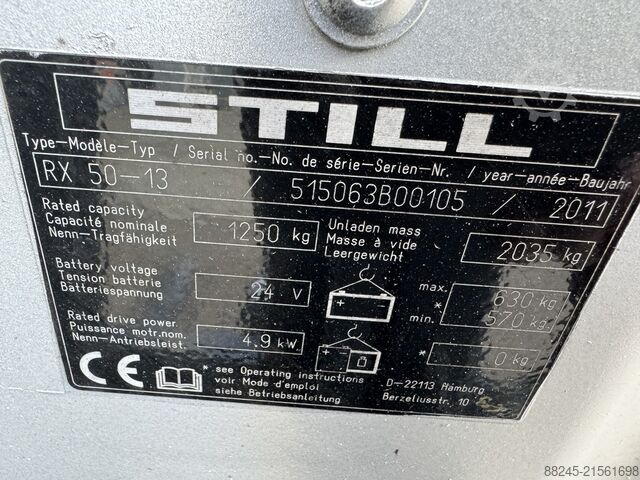 Elektrischer, kompakter Triplex-Gabelstapler Still RX50-13, Nr. VS-22743 STILL RX50-13