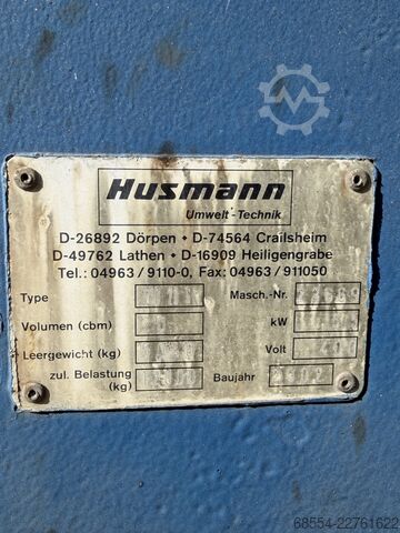 Press container HUSMANN 20m³ - SPB 20SEL HUSMANN SPB 20 SEL