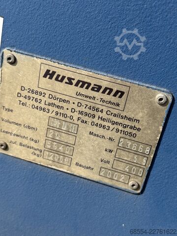 Press container HUSMANN 20m³ - SPB 20SEL HUSMANN SPB 20 SEL