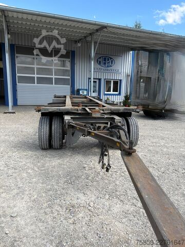 Swap chassis trailer SOMMER Lafette Verzinkt langer Hub 17,5 Reifen
