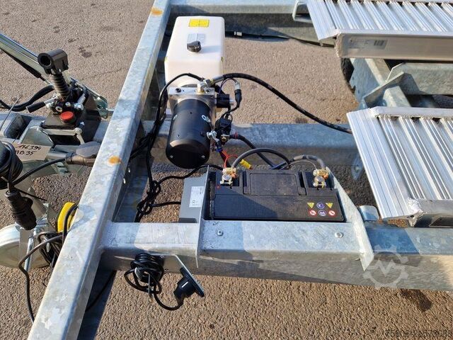 Abrollanhänger (Roll-off Trailer) GOURDON RB 35 TRI-BENNE