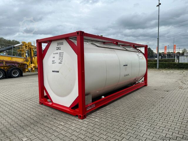 Tank container CIMC 20FT ISO / 24.960L / 1-COMP / 3 BAFFLES / UN PO...