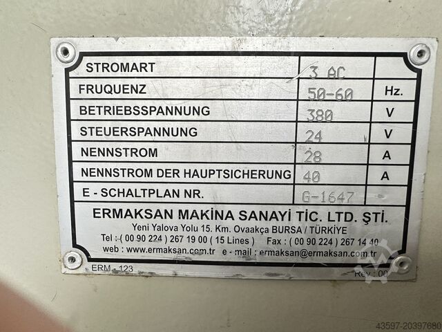 Hydraulische Tafelschere Ermak HGS 3100x6 mm