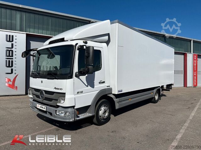 Box van MERCEDES-BENZ Atego 816 Koffer mit Ladebordwand Bär