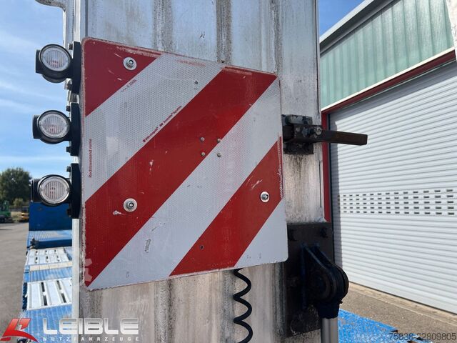 Low loader semitrailer ES-GE 3.SOU-1N-RM Mega-Teleskopierbar-Radmulden-TOP-