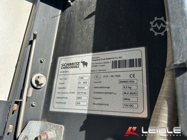 Reefer semitrailer SCHMITZ CARGOBULL FP Cool V7 Pharma-Doppelstock -977 Dieselstd.